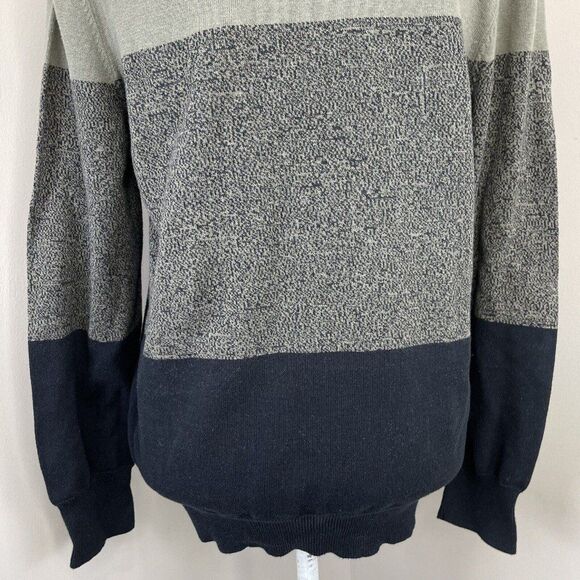 H&M Women Size M Color Block Cotton Pullover Sweater Medium - Picture 8 of 12